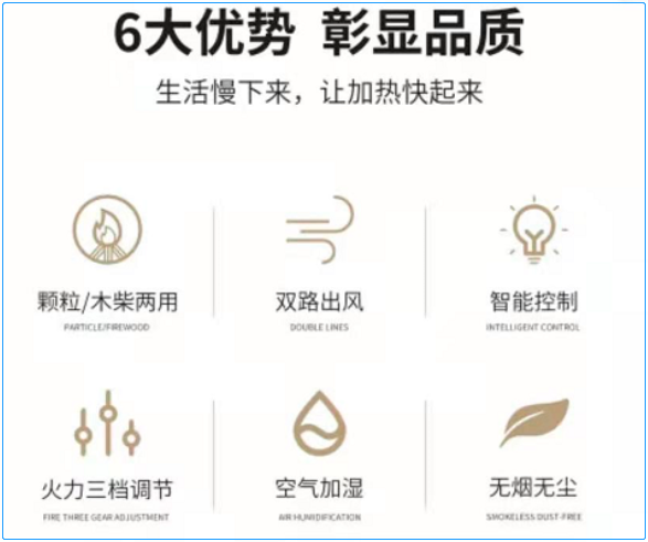 勞士特將攜帶這款木柴、顆粒兩用壁爐重磅亮相2021廊坊暖博會(huì)