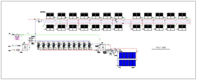 寧夏彭陽縣敬老院煤改電綠色低碳清潔取暖解決方案中心敬老院系統原理圖