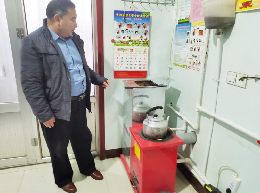 陽信縣在確保安全的情況下蹚出生物質清潔取暖新路