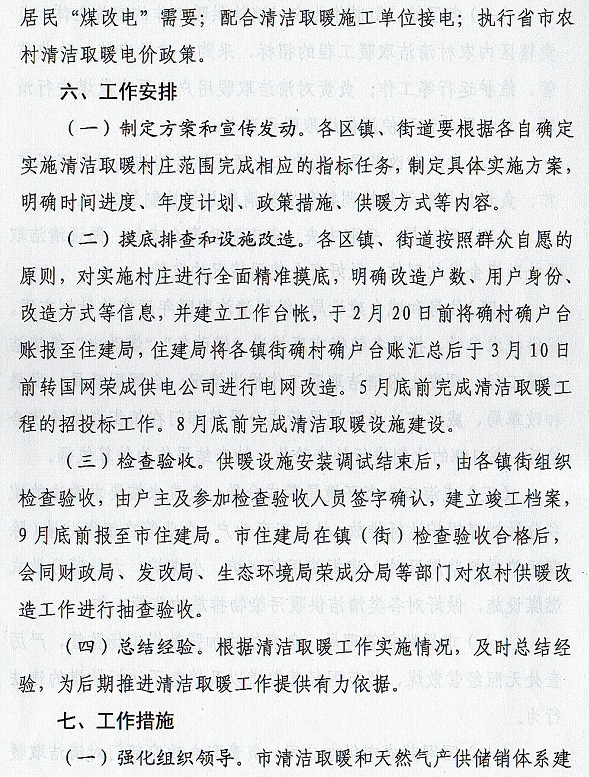 榮成市2022年農村清潔取暖工作實施方案6