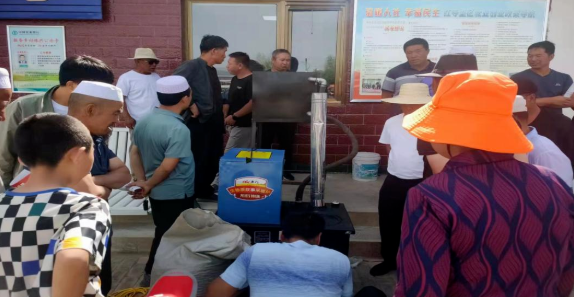 老萬集團為青銅峽市生物質清潔取暖項目的供應企業