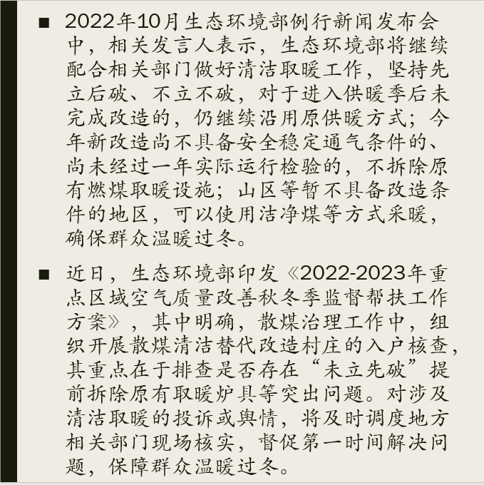 農村民用清潔取暖現狀如何?3