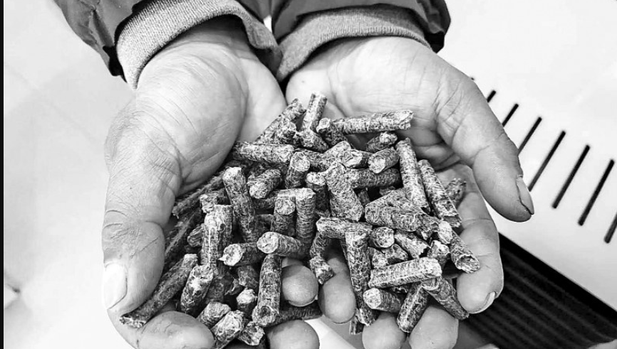 黃陵縣店頭鎮魯寺村村民寇拴錄便樂呵呵地給大家科普起清潔取暖的好處來。