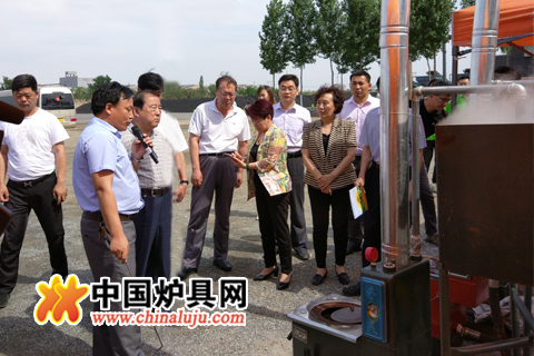 王頂岐一行考察齊昊蘭炭、潔凈型煤專用采暖爐