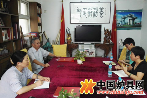 中國爐具網一行走進崇高研究院